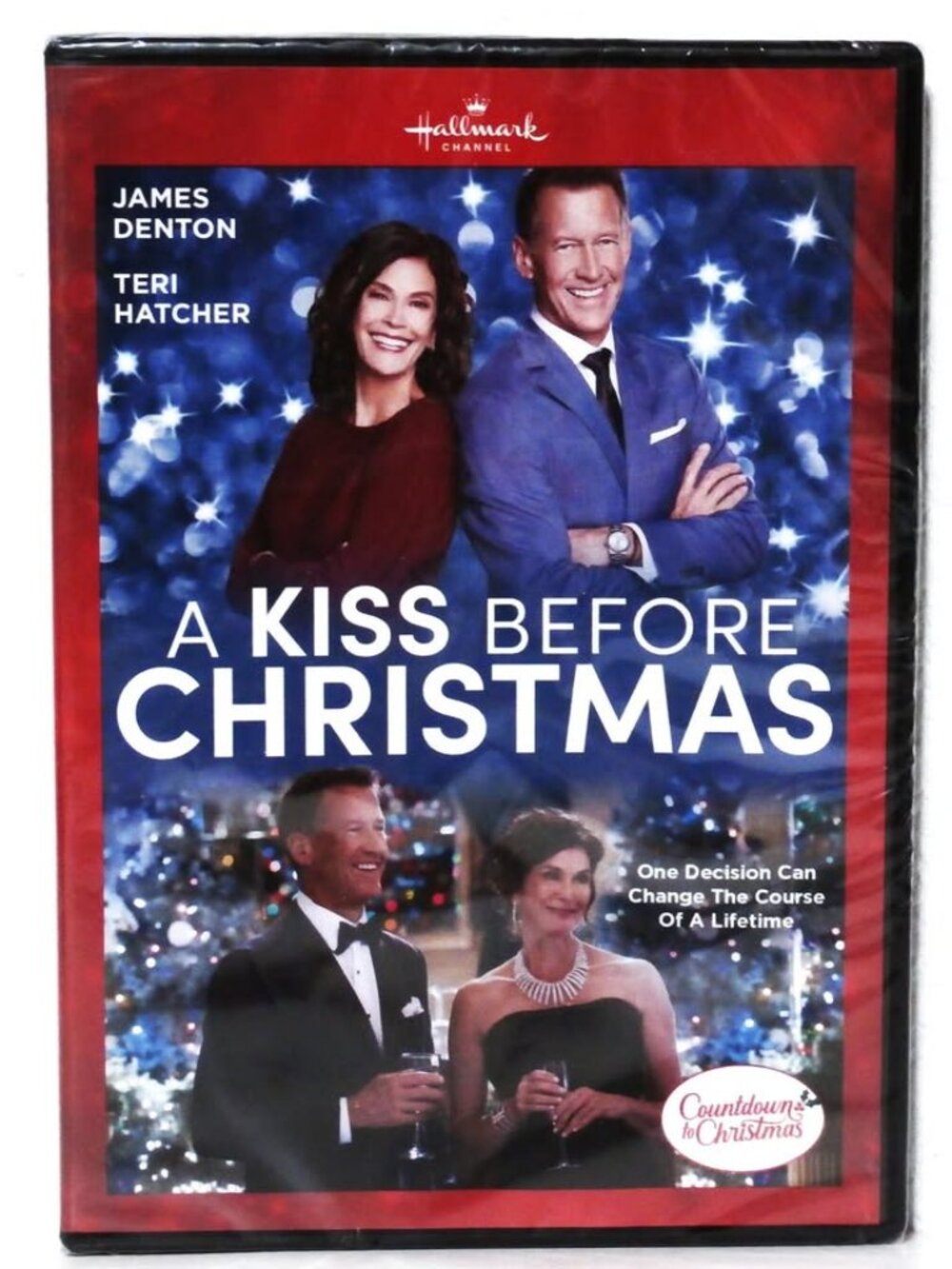 Hallmark A KISS BEFORE CHRISTMAS DVD James Denton Teri Hatcher Marilu Henner NEW